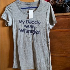 Women’s large Wrangler graphic tee